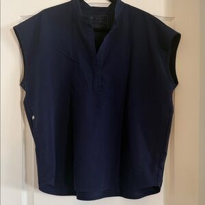 FIGS Navy Rafaela size large scrub top